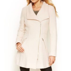 Guess asymmetrical wool coat
